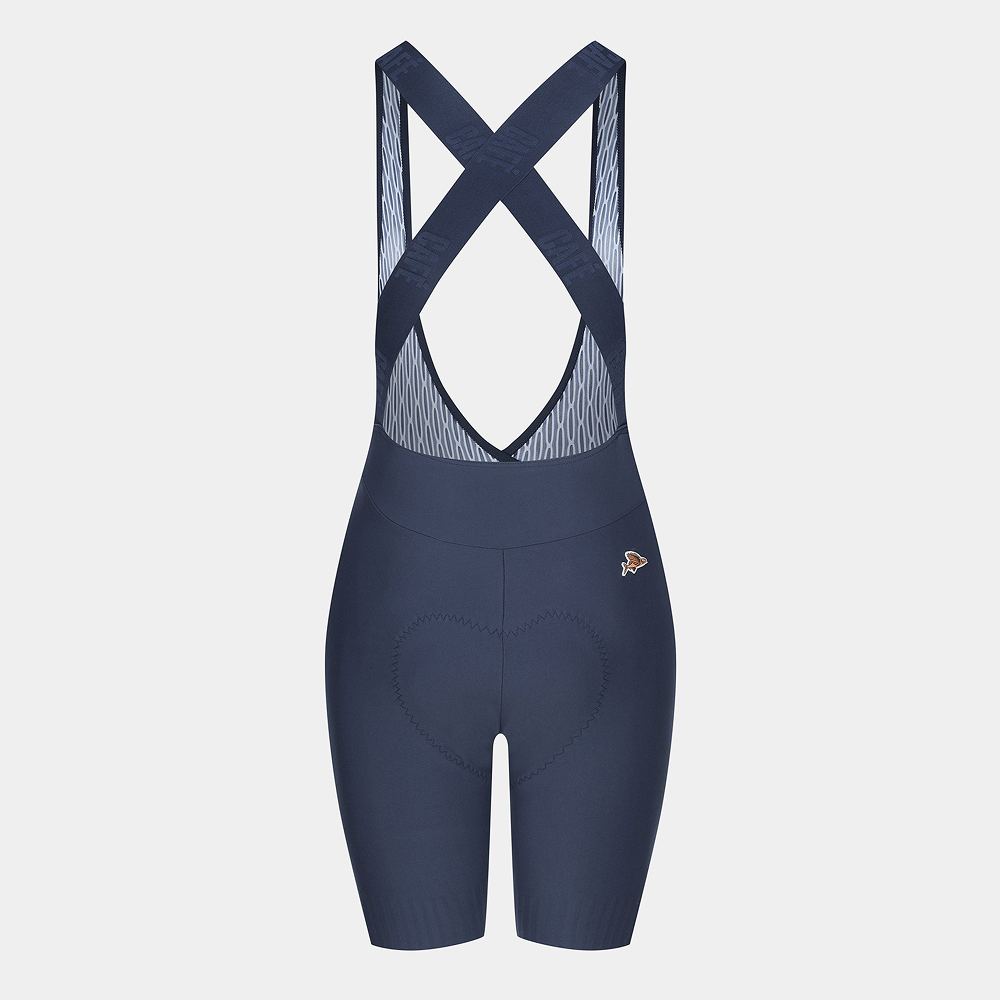 카페 드 사이클리스트 그라치엘라 클래식 빕숏 네이비 여성 | 데얼스 아웃도어 전문 플랫폼