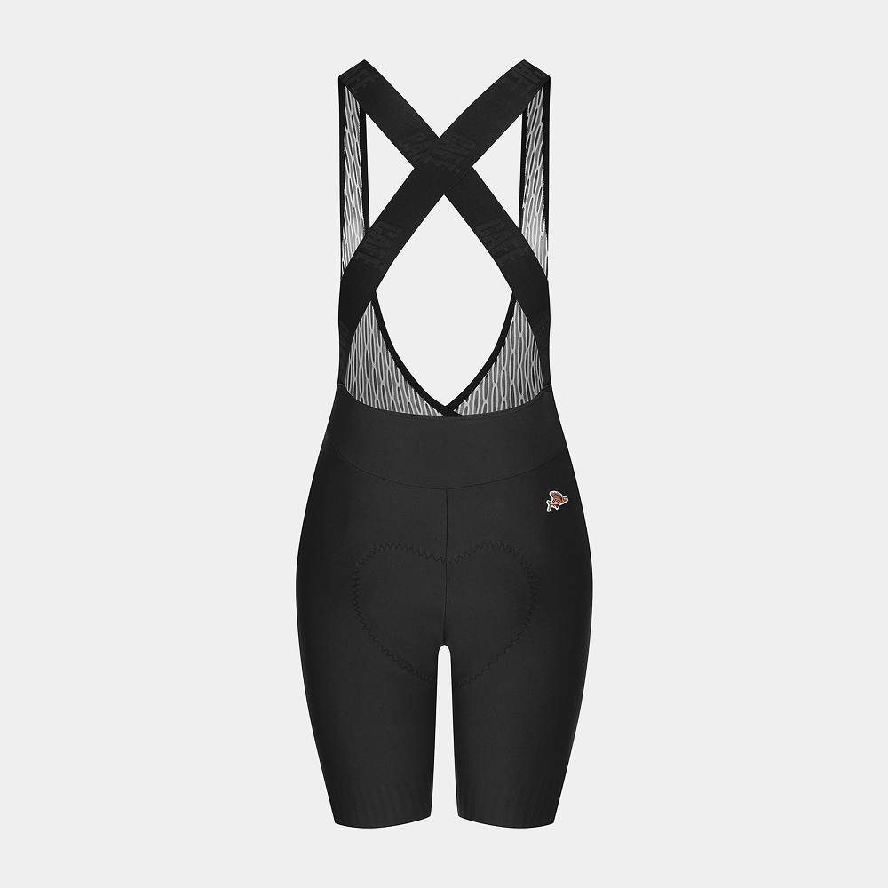 카페 드 사이클리스트 그라치엘라 클래식 빕숏 블랙 여성 | 데얼스 아웃도어 전문 플랫폼