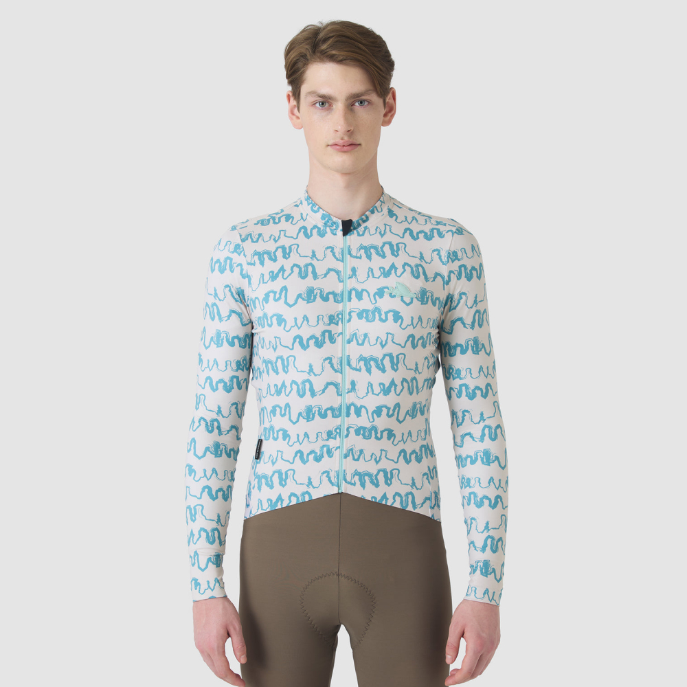 카페 드 사이클리스트 콘스탄스 레이스 긴팔 져지 펄 그레이 딥워터 남성 | 데얼스 아웃도어 전문 플랫폼