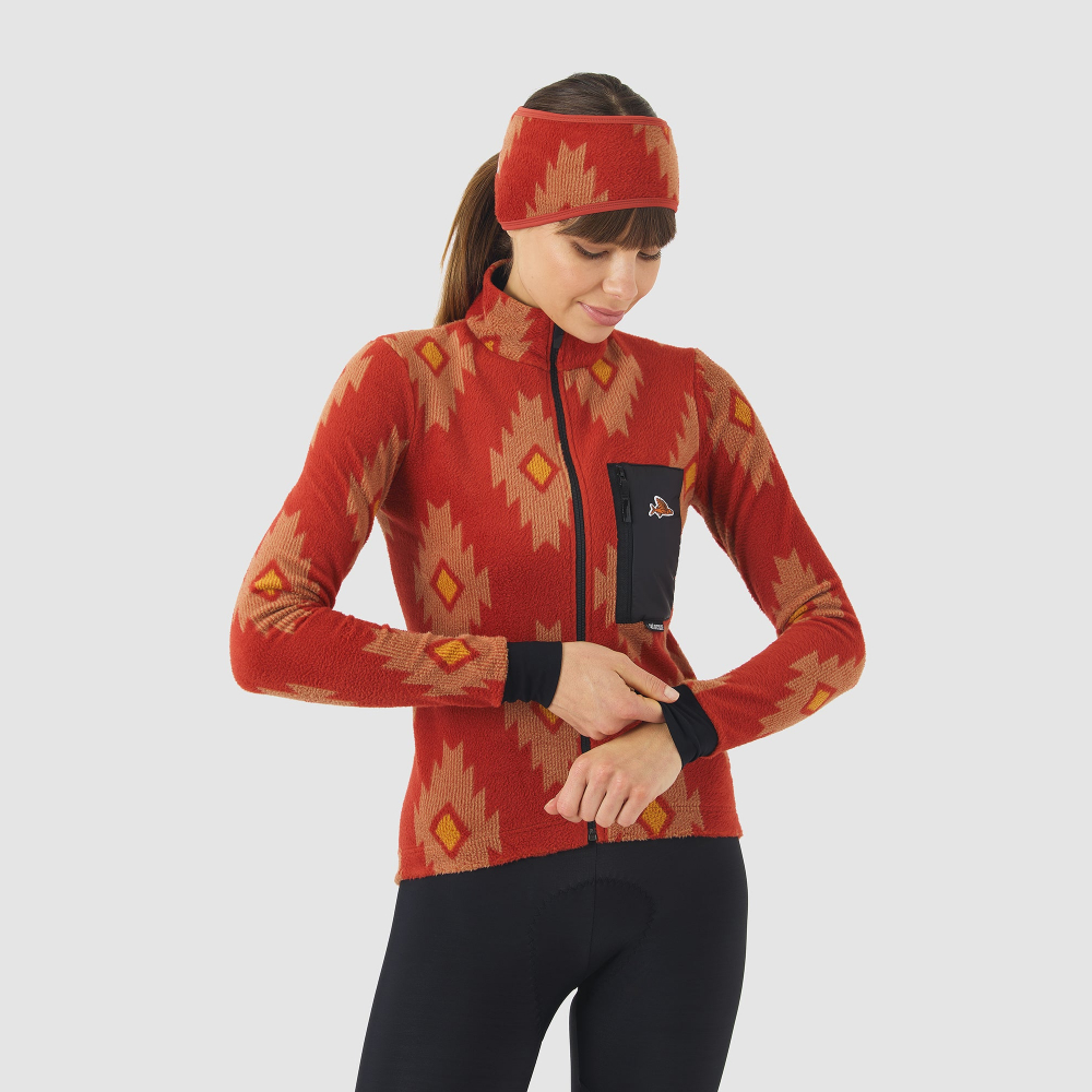 카페 드 사이클리스트 솔란지 아웃랜드 긴팔 져지 클레이 샌드스톤 여성 | 데얼스 아웃도어 전문 플랫폼