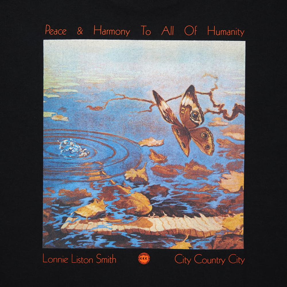 시티 컨트리 시티 x 로니 리스턴 스미스 코튼 티셔츠 리플렉션 오브 골든 드림 블랙 공용 | 데얼스 아웃도어 전문 플랫폼