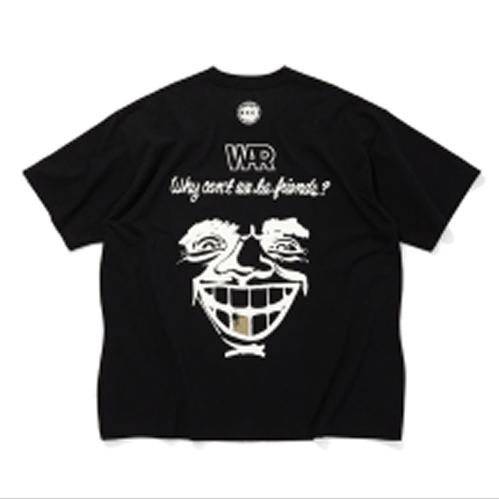 시티 컨트리 시티 x 워 코튼 포켓 반팔 티셔츠 와이 캔트 위 비 프렌즈? 001 블랙 공용 | 데얼스 아웃도어 전문 플랫폼