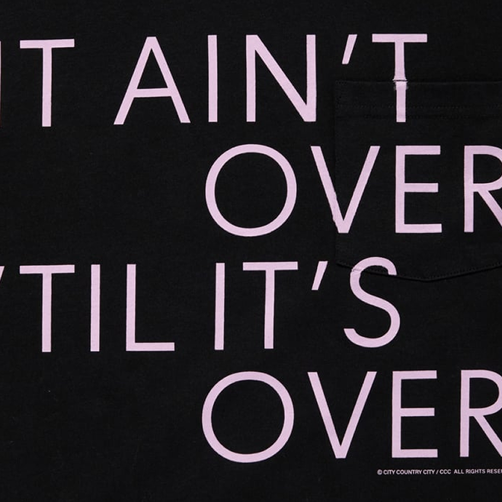 시티 컨트리 시티 코튼 포켓 반팔 티셔츠 에인트 오버 블랙 공용 | 데얼스 아웃도어 전문 플랫폼