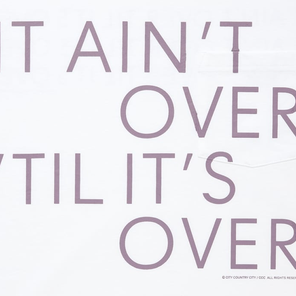 시티 컨트리 시티 코튼 포켓 반팔 티셔츠 에인트 오버 화이트 공용 | 데얼스 아웃도어 전문 플랫폼