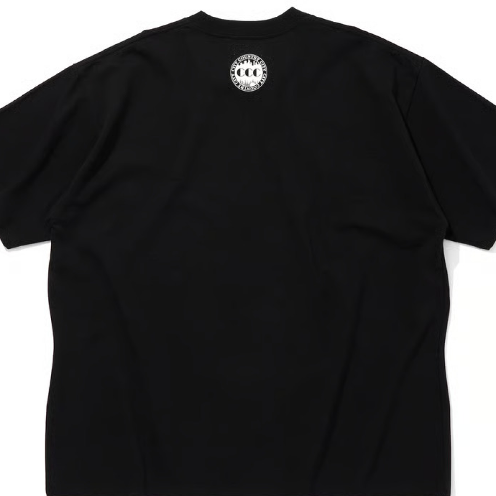 시티 컨트리 시티 x 워 코튼 반팔 티셔츠 망키 블랙 x 화이트 공용 | 데얼스 아웃도어 전문 플랫폼