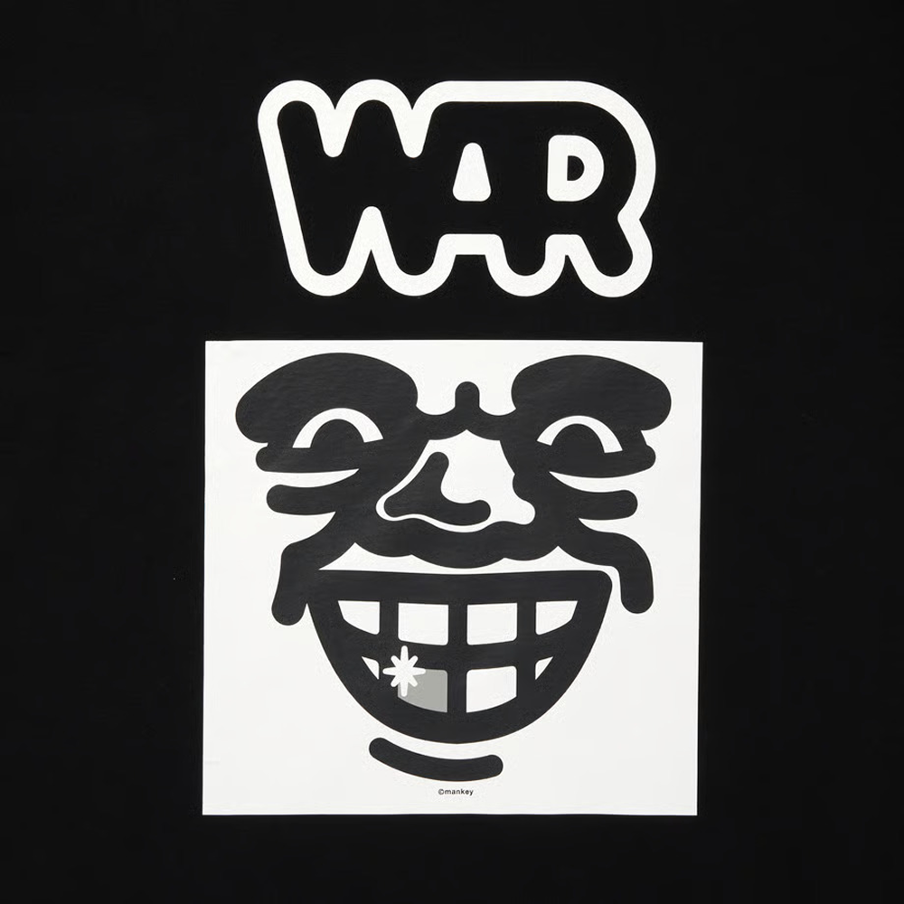 시티 컨트리 시티 x 워 코튼 반팔 티셔츠 망키 블랙 x 화이트 공용 | 데얼스 아웃도어 전문 플랫폼