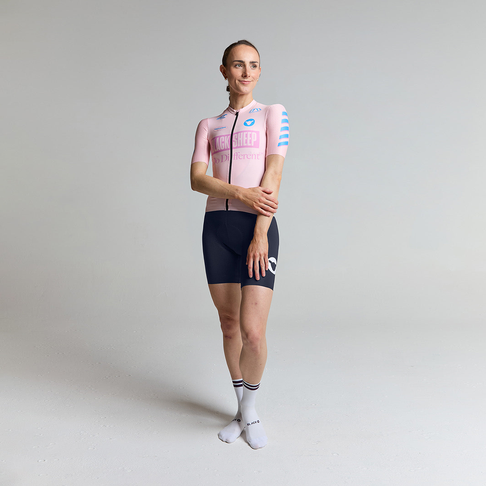 블랙쉽 사이클링 에어로 반팔 져지 퓨처 페이디드 핑크 여성 | 데얼스 아웃도어 전문 플랫폼