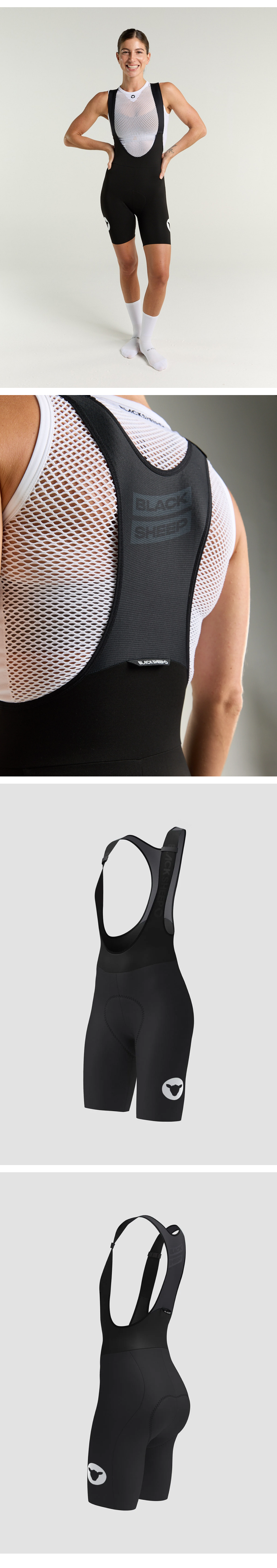 16-1 Women's Zer0 Bib and Brace - Black - 제품 사진-1.png