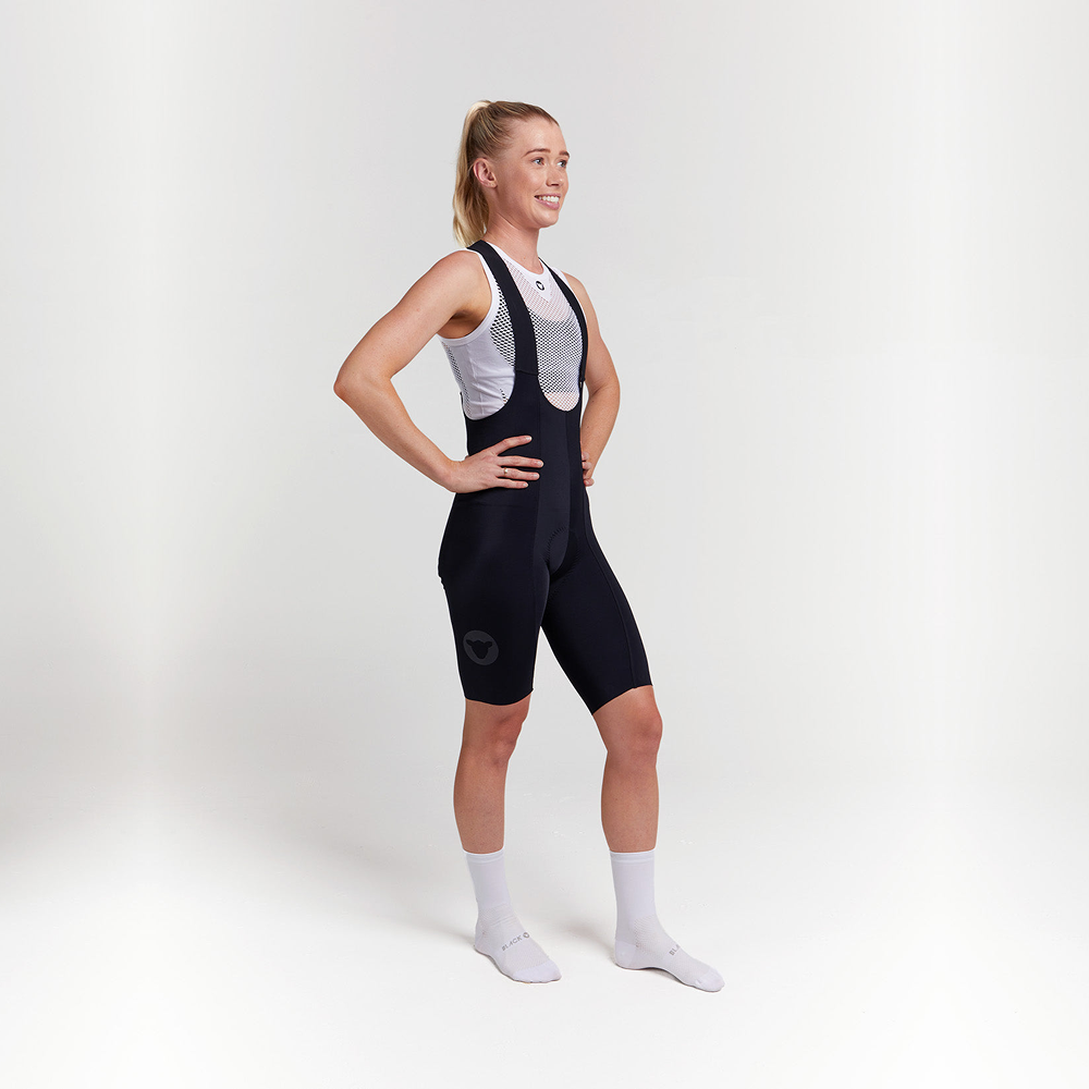 블랙쉽 사이클링 팀 10인치 빕숏 블랙 여성 | 데얼스 아웃도어 전문 플랫폼