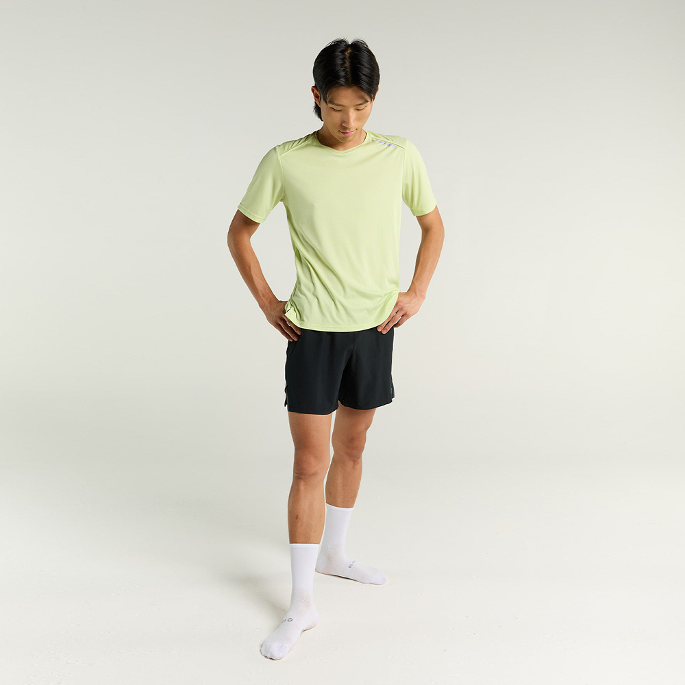 블랙쉽 드라이 반팔 티 섀도우 라임 남성 | 데얼스 아웃도어 전문 플랫폼