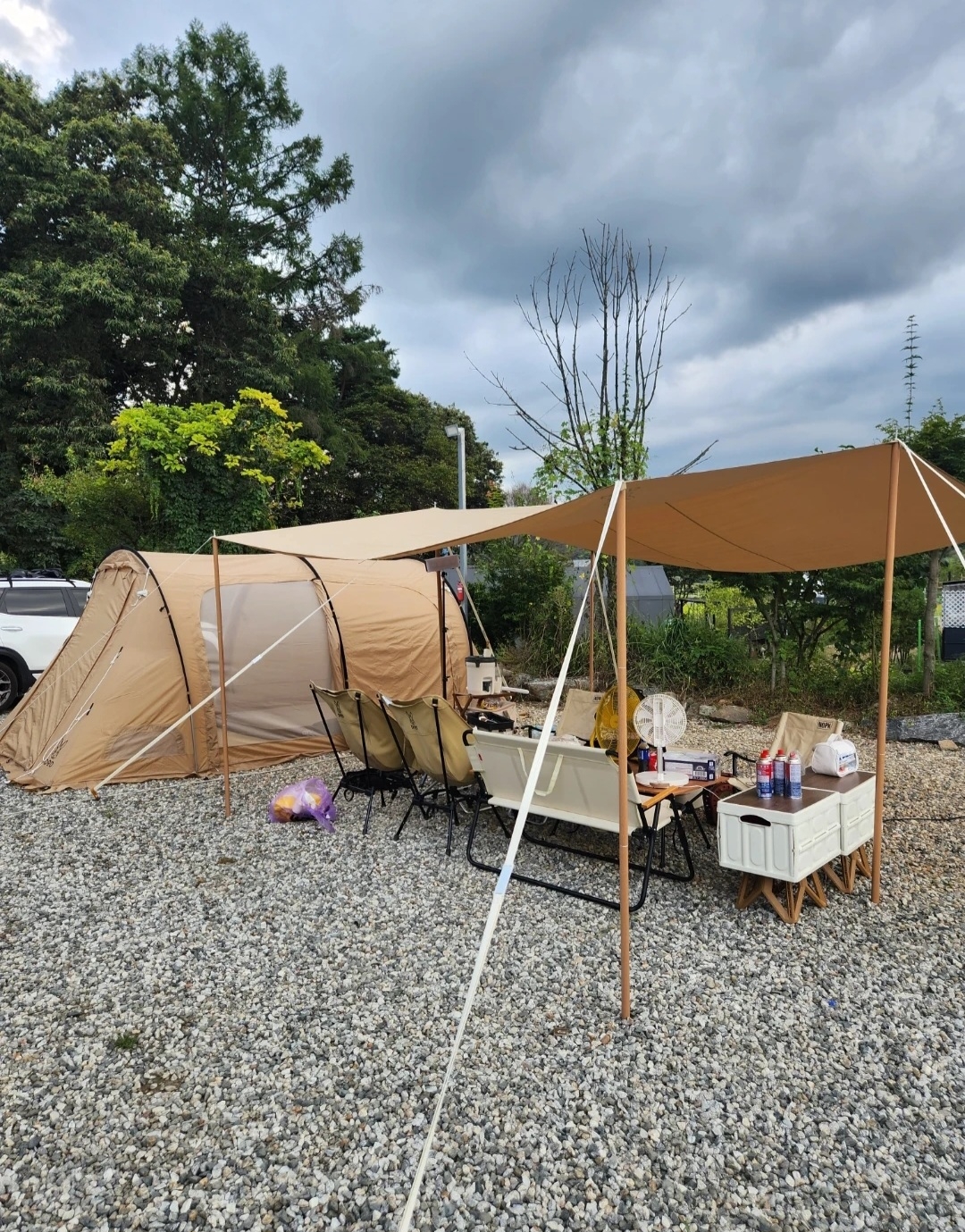 DOD 가마보코 3S 텐트 탄색+러그+그라운드시트 | 데얼스 아웃도어 전문 플랫폼