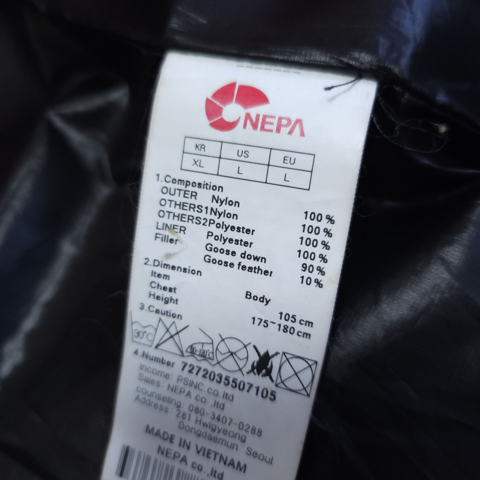 네파 구스다운패딩잠바 105 - 110 XL거위털점퍼파카 | 데얼스 아웃도어 전문 플랫폼