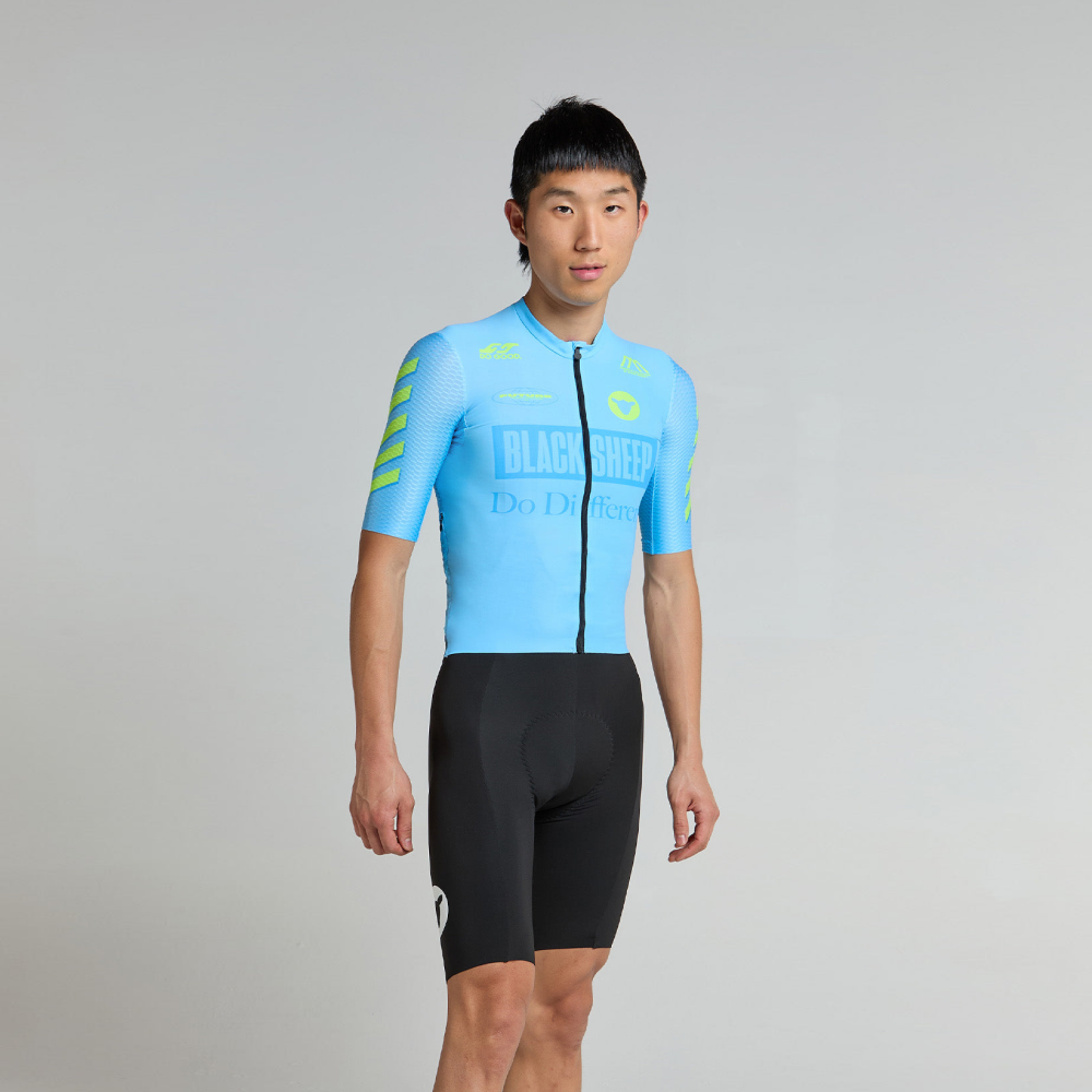 블랙쉽 사이클링 에어로 반팔 져지 퓨처 페이디드 블루 남성 | 데얼스 아웃도어 전문 플랫폼