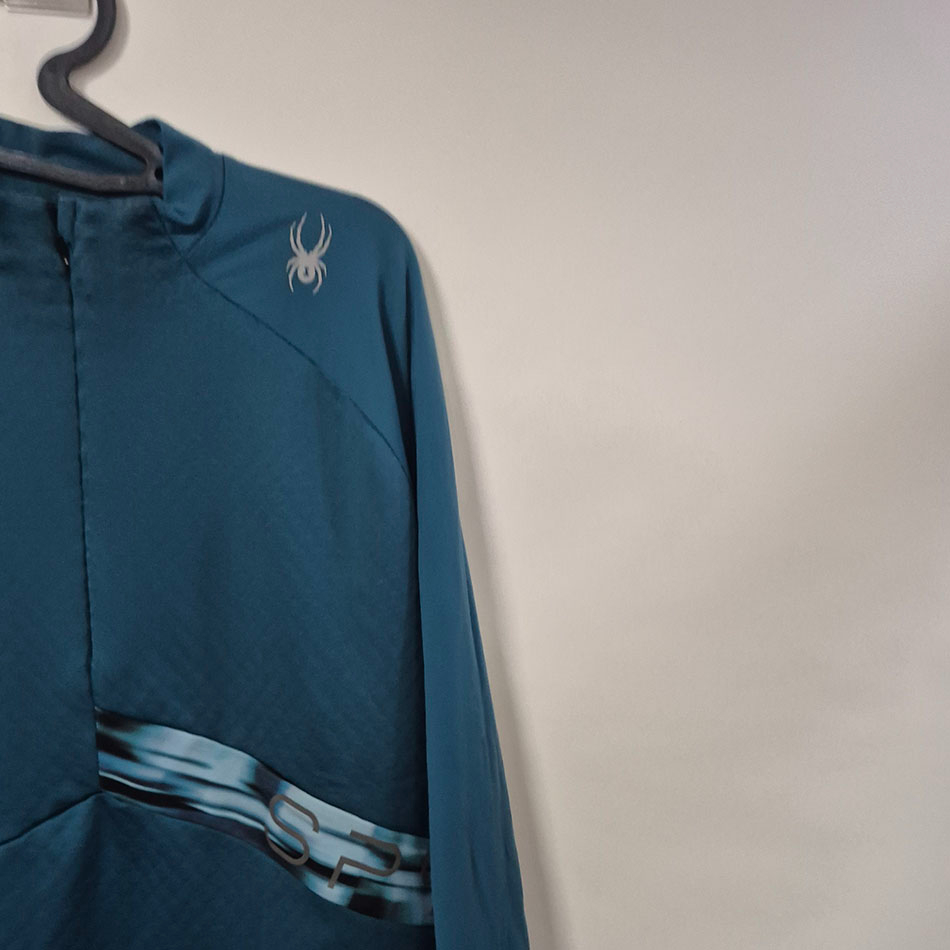 스파이더 정품 겨울 반집업 티셔츠/남성L | 데얼스 아웃도어 전문 플랫폼