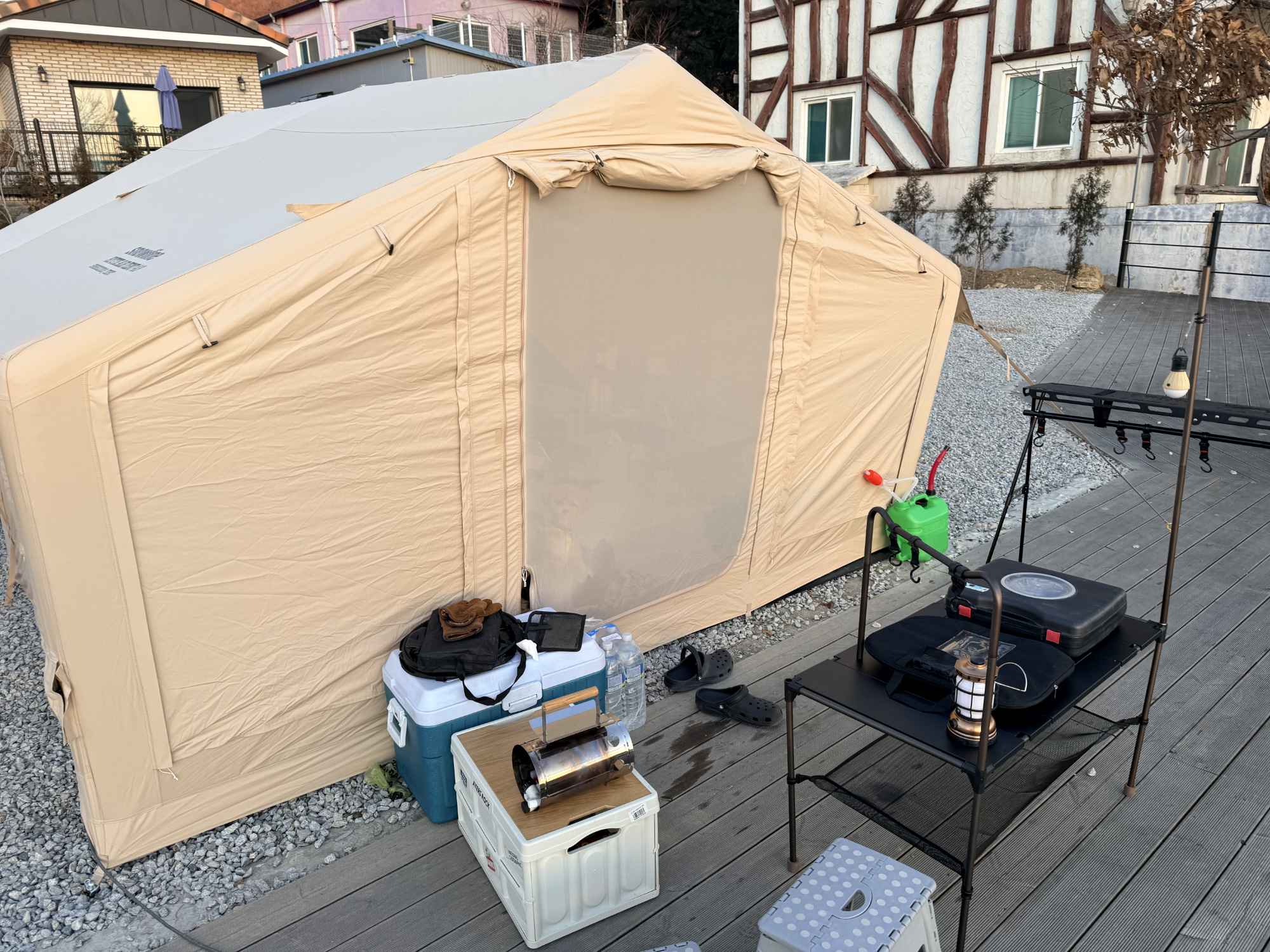 스노우라인 휘떼4.8 에어텐트 | 데얼스 아웃도어 전문 플랫폼