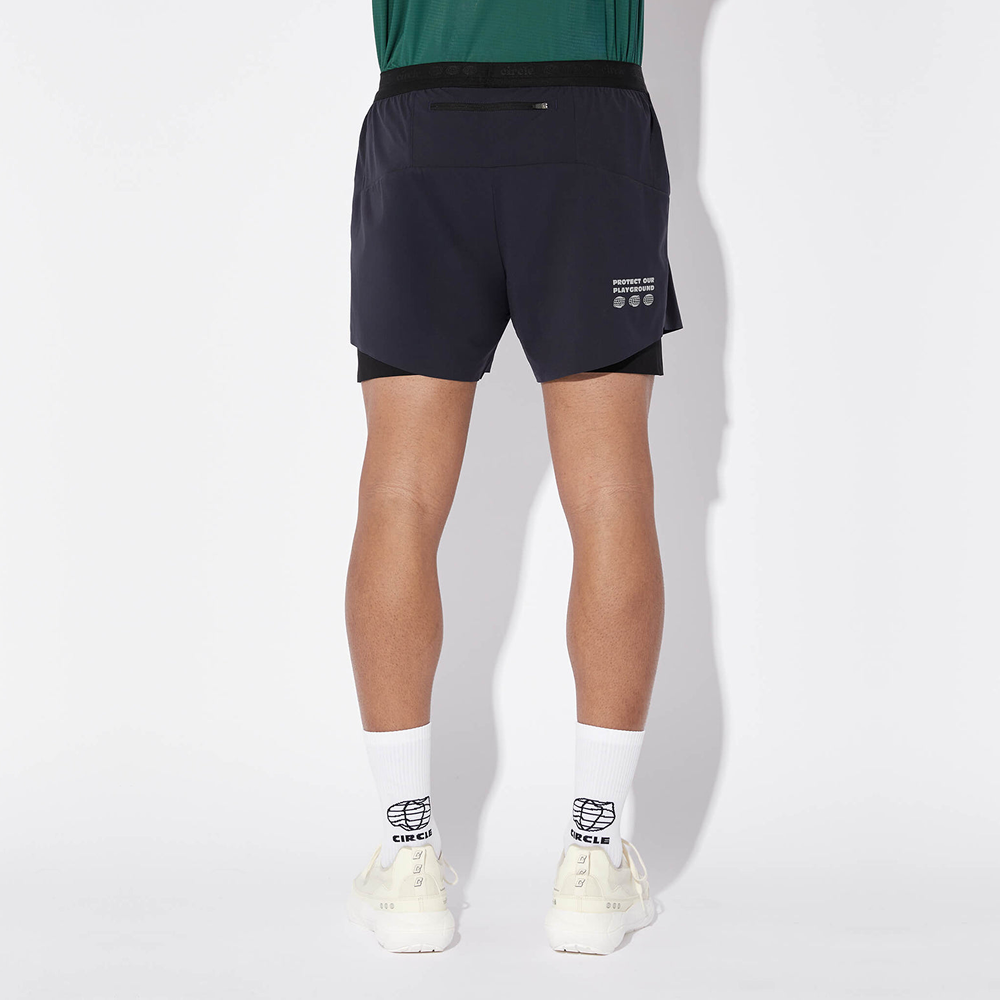 써클 레전드 2in1 쇼츠 네이비 남성 | 데얼스 아웃도어 전문 플랫폼