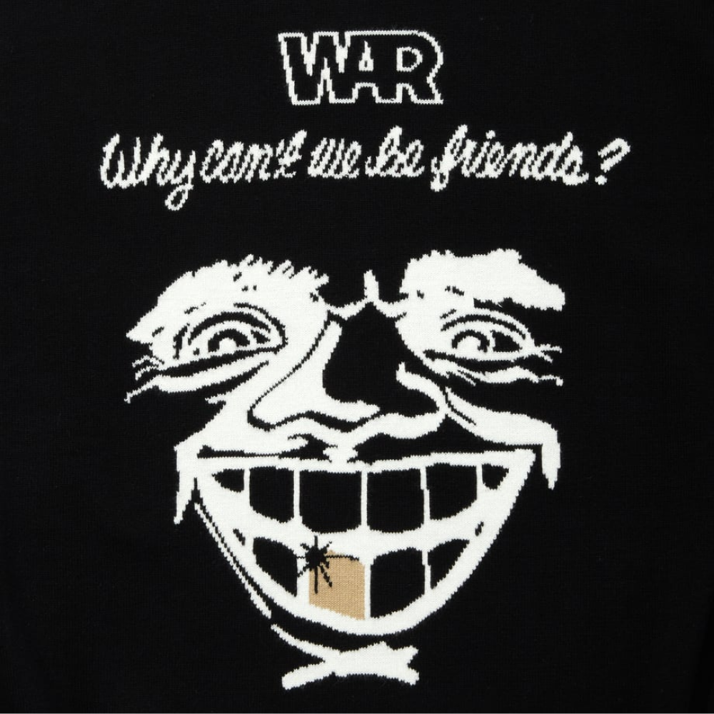 시티 컨트리 시티 x 워 인타르시아 니트 와이 캔트 위 비 프렌즈? 블랙 공용 | 데얼스 아웃도어 전문 플랫폼