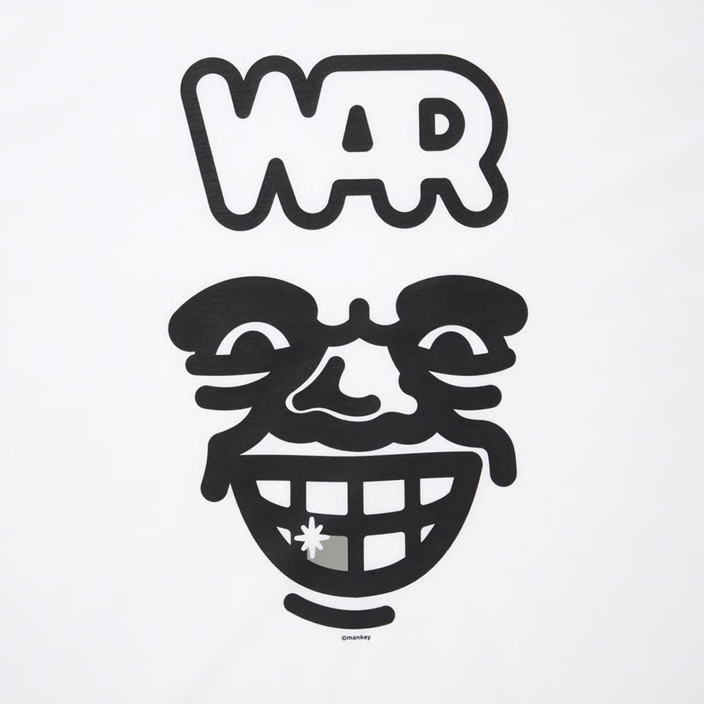 시티 컨트리 시티 x 워 코튼 반팔 티셔츠 망키 화이트 x 블랙 공용 | 데얼스 아웃도어 전문 플랫폼