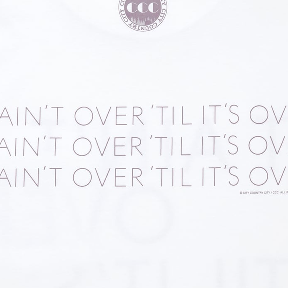 시티 컨트리 시티 코튼 포켓 반팔 티셔츠 에인트 오버 화이트 공용 | 데얼스 아웃도어 전문 플랫폼