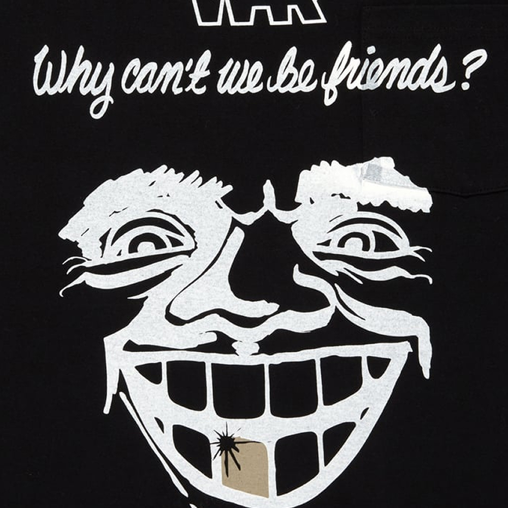 시티 컨트리 시티 x 워 코튼 포켓 반팔 티셔츠 와이 캔트 위 비 프렌즈? 001 블랙 공용 | 데얼스 아웃도어 전문 플랫폼