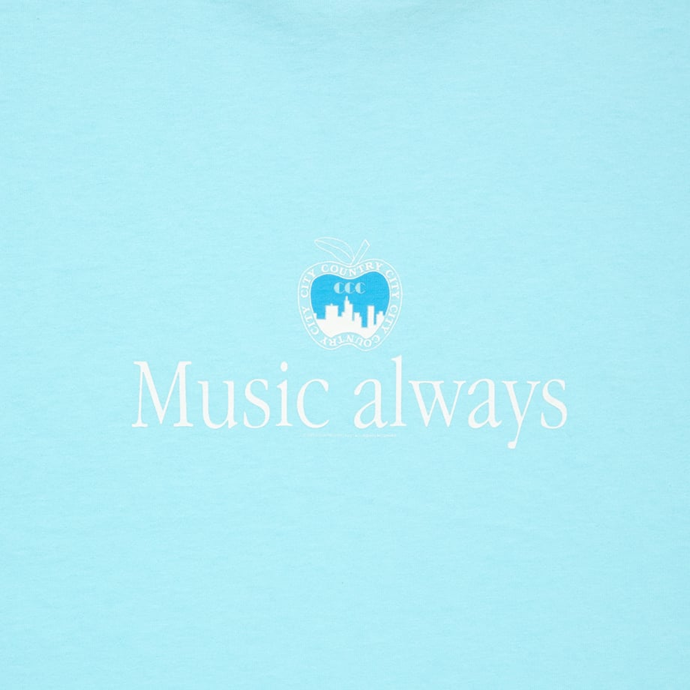 시티 컨트리 시티 코튼 반팔 티셔츠 뮤직 올웨이즈 블루 공용 | 데얼스 아웃도어 전문 플랫폼