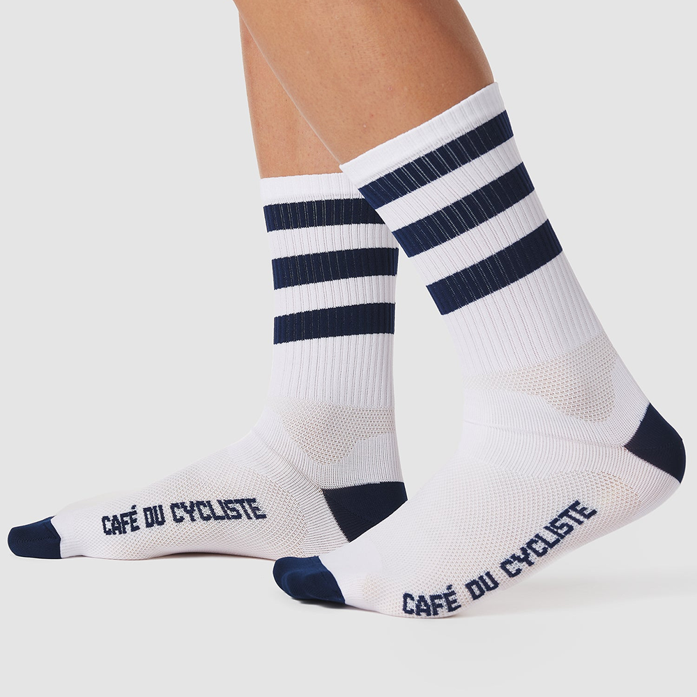 카페 드 사이클리스트 스케이트 클래식 삭스 양말 네이비 온 화이트 공용 | 데얼스 아웃도어 전문 플랫폼