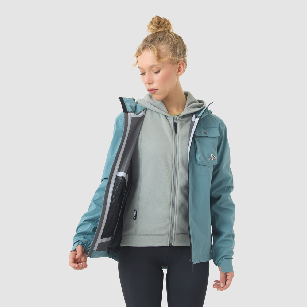 카페 드 사이클리스트 알리즈 아웃랜드 방수 자켓 딥워터 공용 | 데얼스 아웃도어 전문 플랫폼