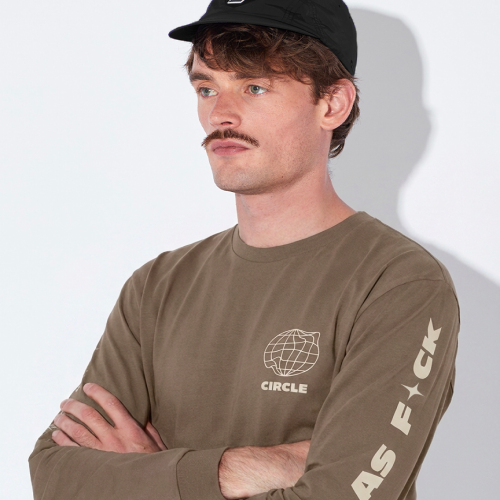 써클 에센셜 필굿 CAF 긴팔 티셔츠 2.0 클레이 공용 | 데얼스 아웃도어 전문 플랫폼
