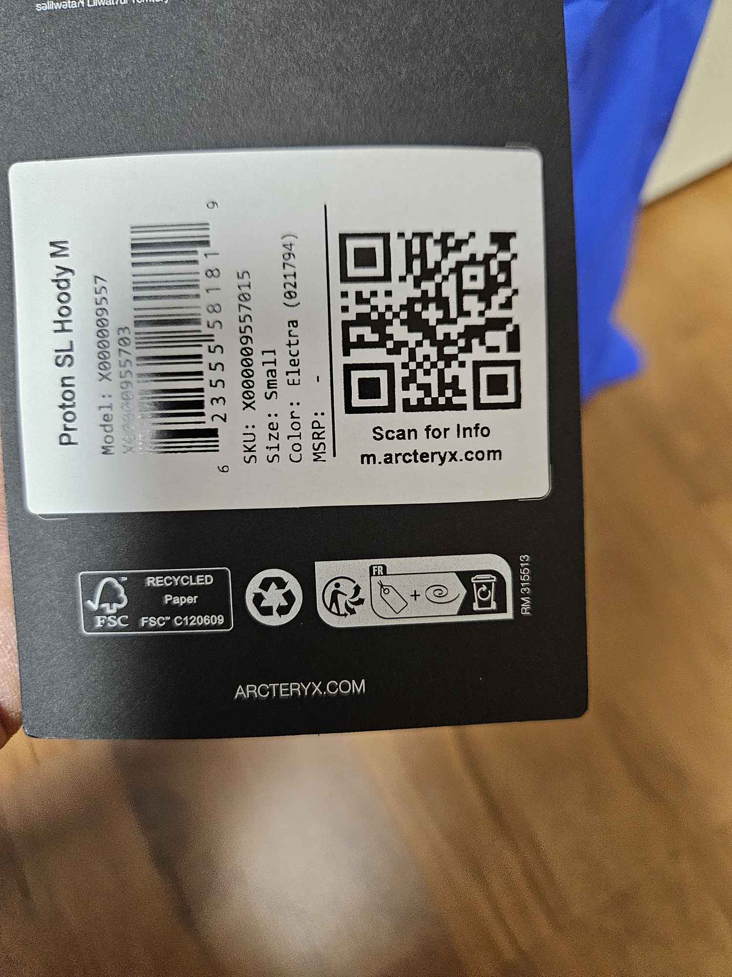 아크테릭스   프로톤sl 후디 | 데얼스 아웃도어 전문 플랫폼