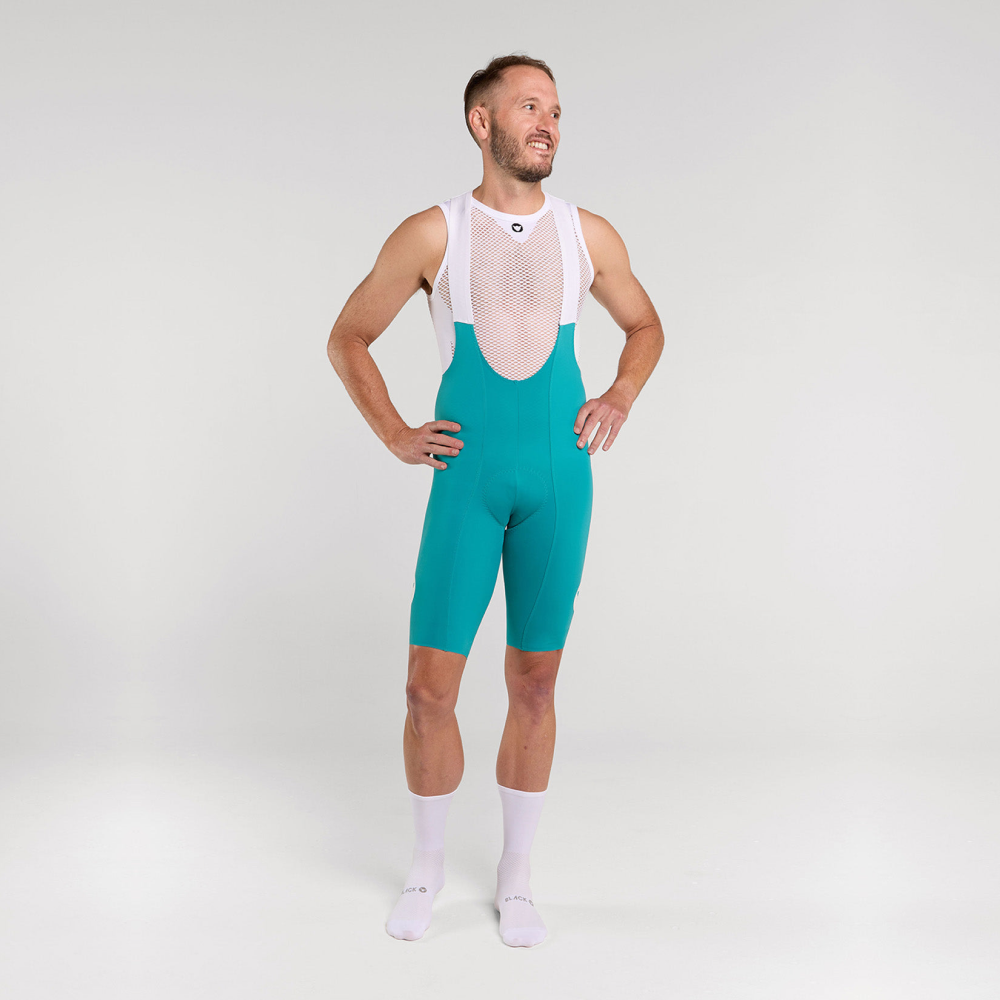 블랙쉽 사이클링 팀 빕 피콕 블루 남성 | 데얼스 아웃도어 전문 플랫폼