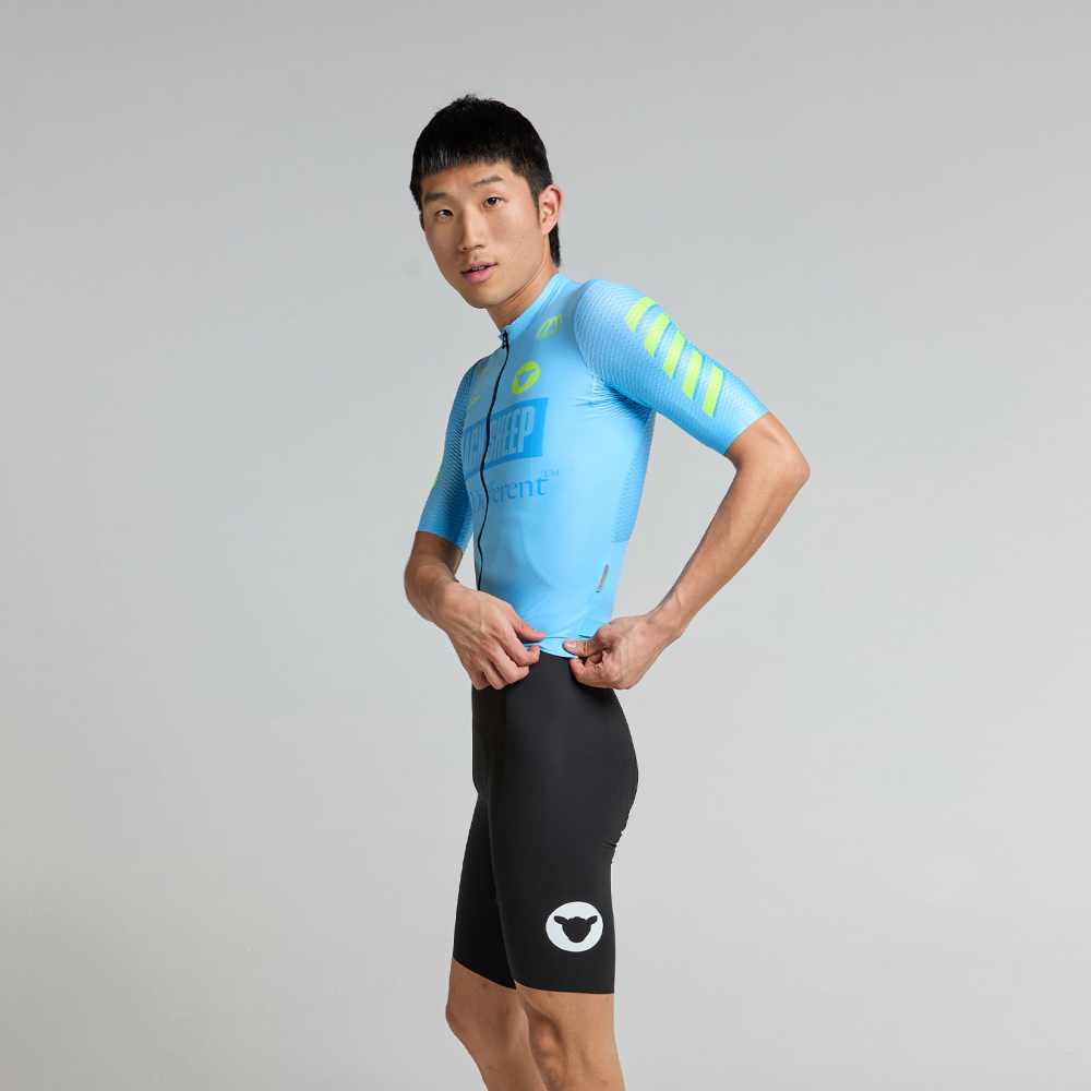 블랙쉽 사이클링 에어로 반팔 져지 퓨처 페이디드 블루 남성 | 데얼스 아웃도어 전문 플랫폼