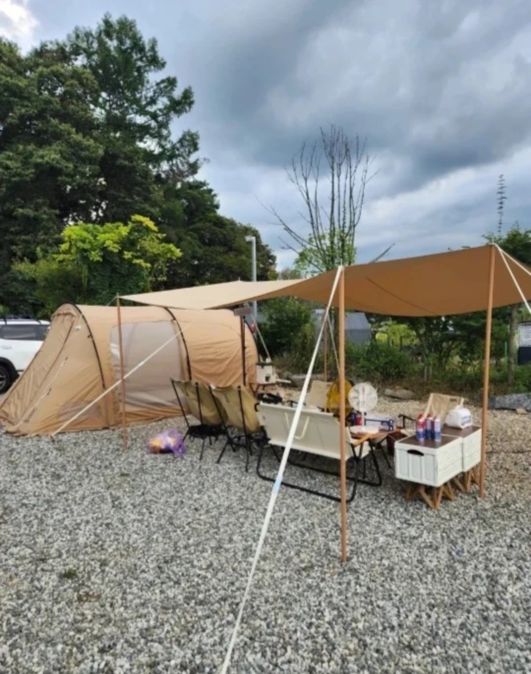 DOD치즈타프S+듀랄루민 우드스타일폴대 | 데얼스 아웃도어 전문 플랫폼