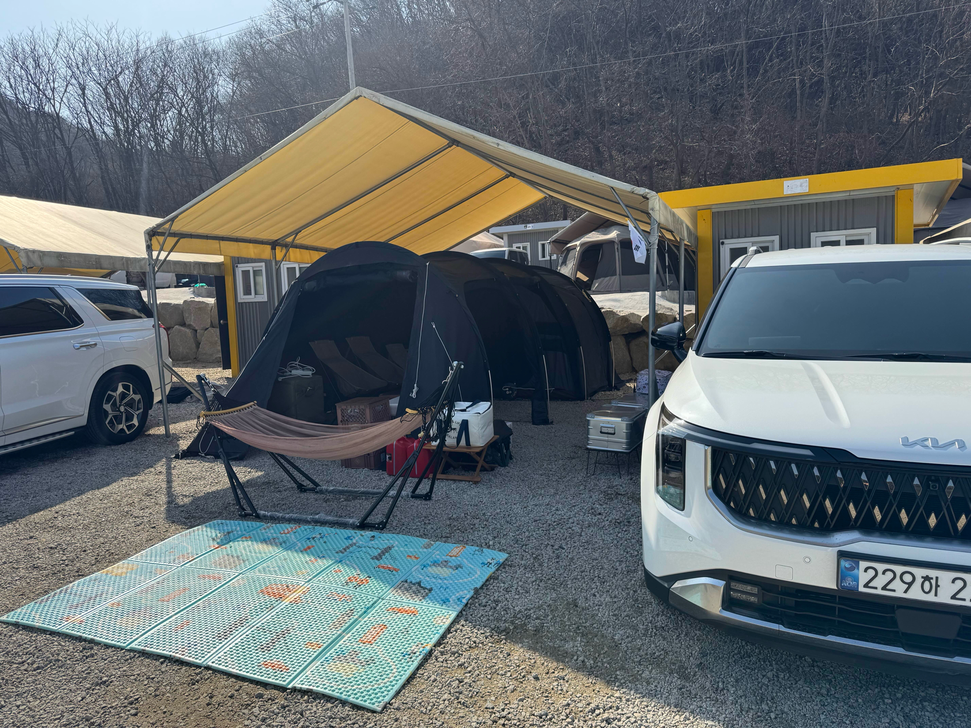 DOD 가마보코 텐트 3M 블랙 풀셋 + TPU창(지퍼형) | 데얼스 아웃도어 전문 플랫폼