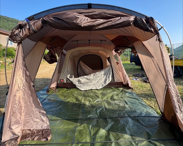 코베아 네스트 W 텐트 브라운(5월 구매, 1회 피칭) | 데얼스 아웃도어 전문 플랫폼