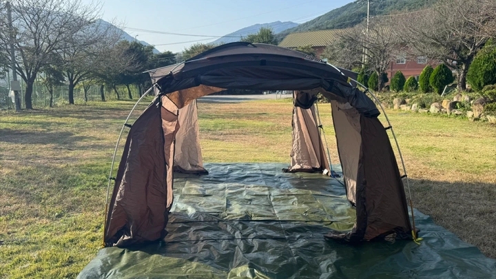 코베아 네스트 W 텐트 브라운(5월 구매, 1회 피칭) | 데얼스 아웃도어 전문 플랫폼