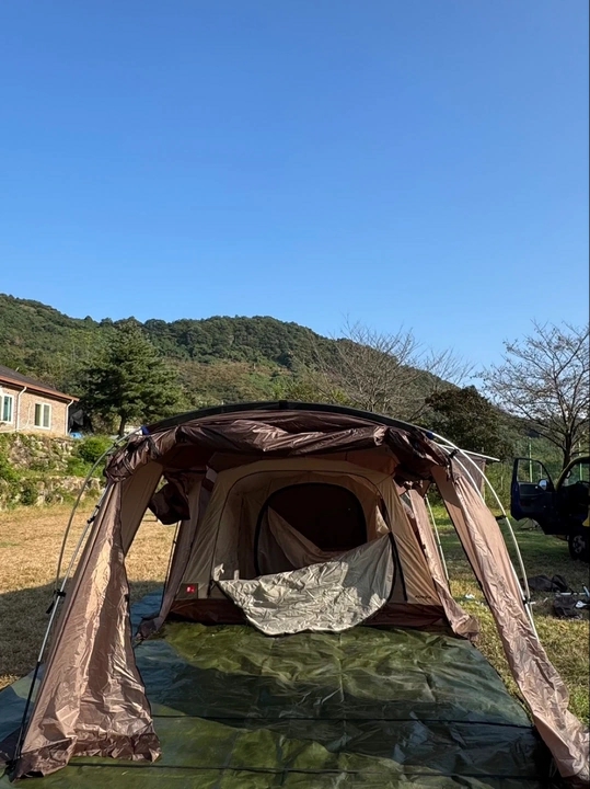 코베아 네스트 W 텐트 브라운(5월 구매, 1회 피칭) | 데얼스 아웃도어 전문 플랫폼