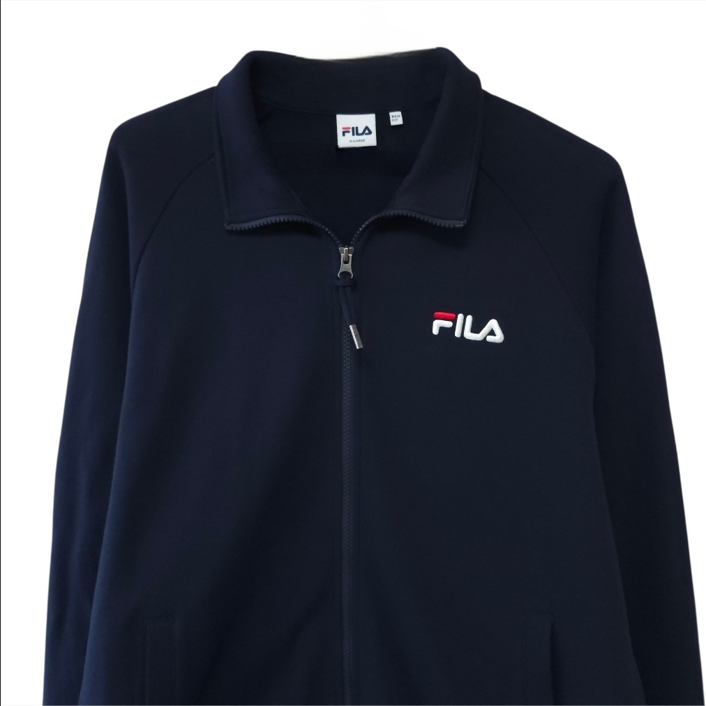 휠라 네이비 져지트랙탑 100-105 러닝 저지 | 데얼스 아웃도어 전문 플랫폼