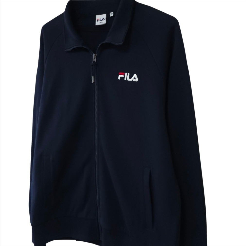 휠라 네이비 져지트랙탑 100-105 러닝 저지 | 데얼스 아웃도어 전문 플랫폼