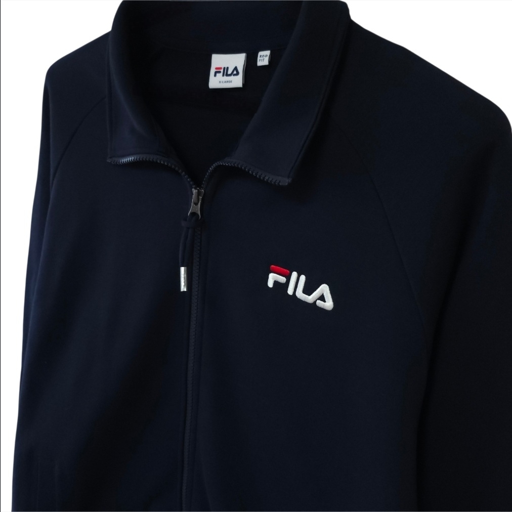 휠라 네이비 져지트랙탑 100-105 러닝 저지 | 데얼스 아웃도어 전문 플랫폼