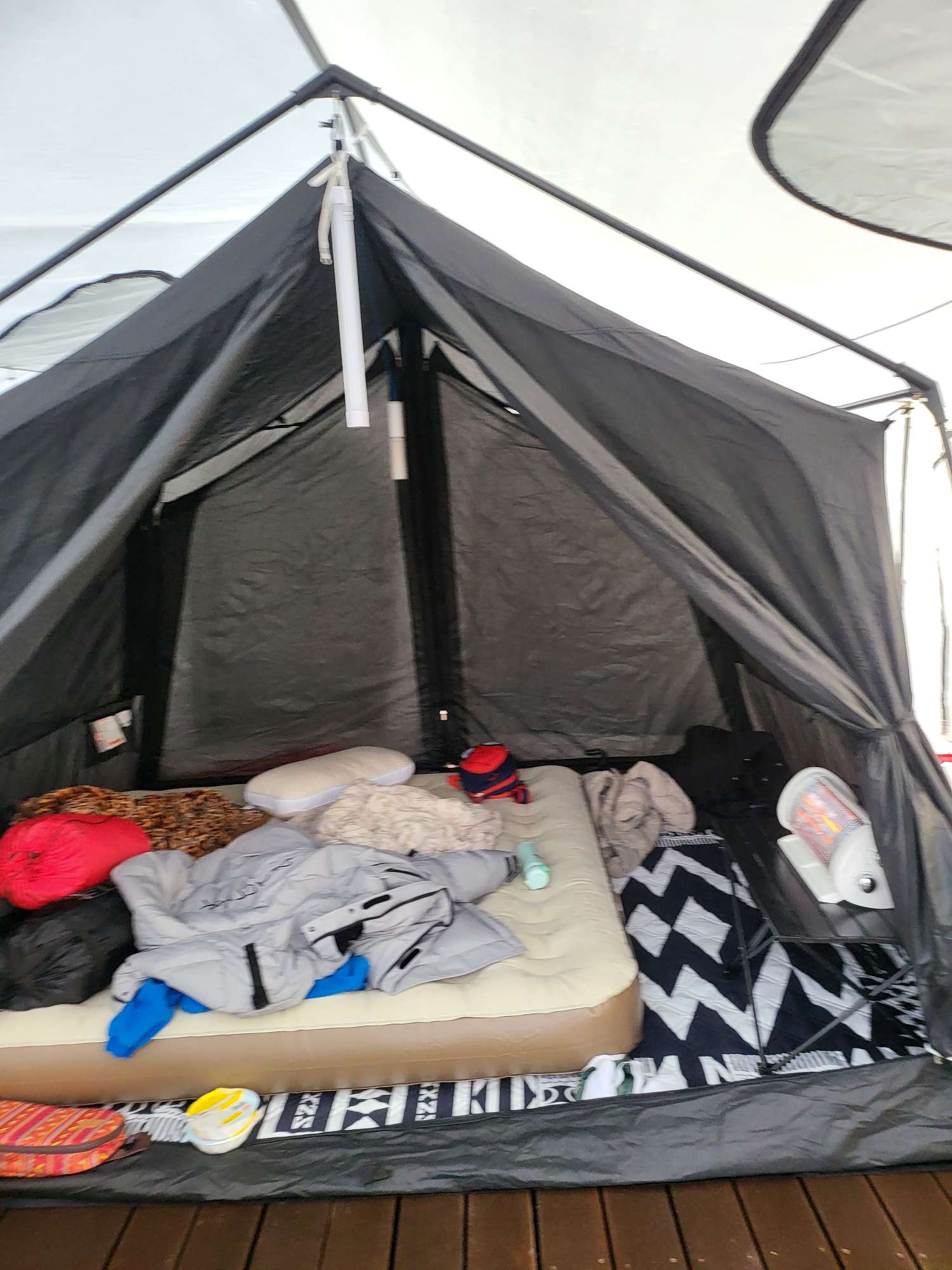 네이처하이크 신형 에어매트 25cm 3인용 자충매트 에어침대 NH 펌프 내장형 | 데얼스 아웃도어 전문 플랫폼