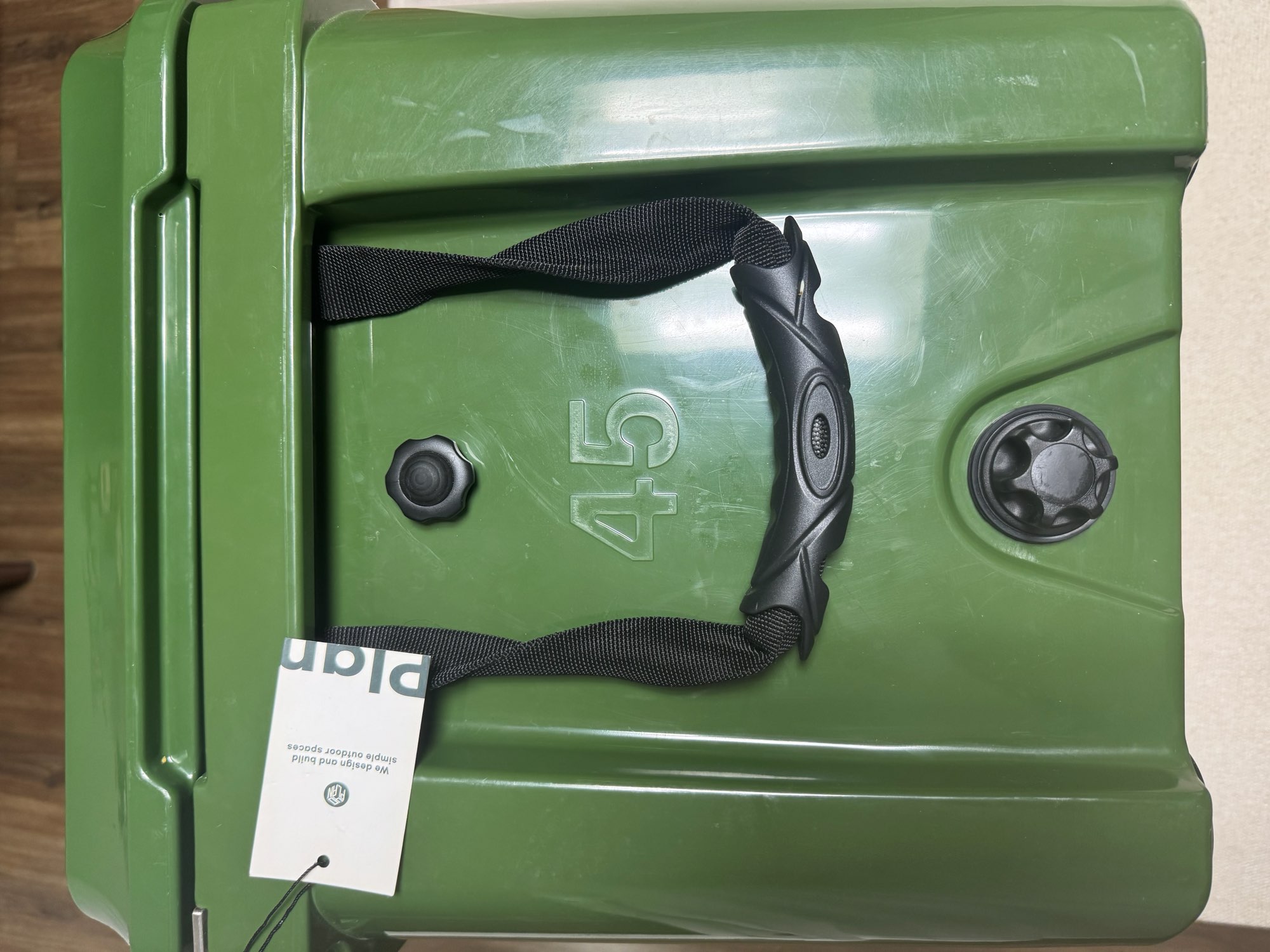 플랜포티 하드 쿨러 45L 카키 | 데얼스 아웃도어 전문 플랫폼