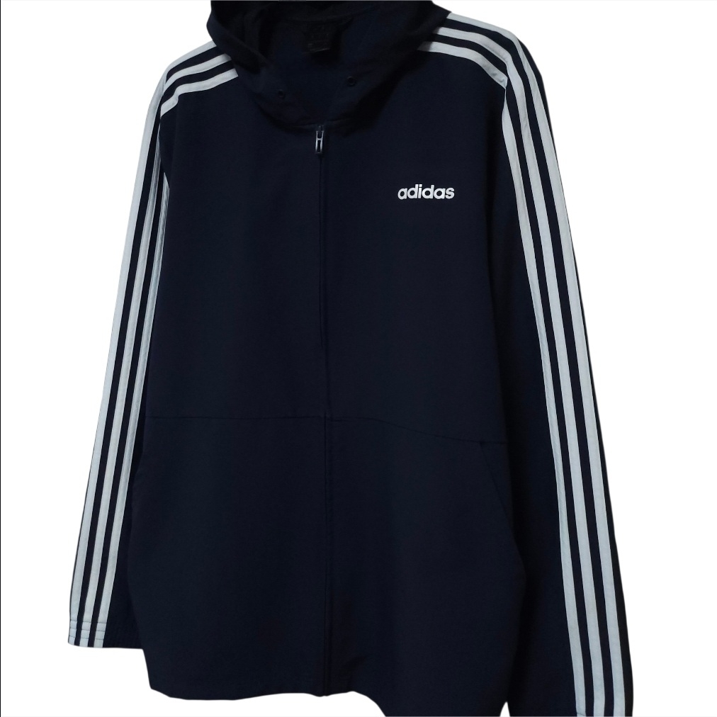 아디다스 네이비 바람막이 105-110 트레이닝 러닝 자켓 | 데얼스 아웃도어 전문 플랫폼