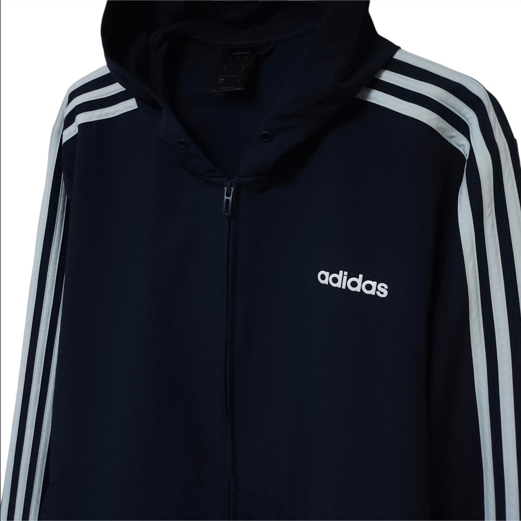 아디다스 네이비 바람막이 105-110 트레이닝 러닝 자켓 | 데얼스 아웃도어 전문 플랫폼