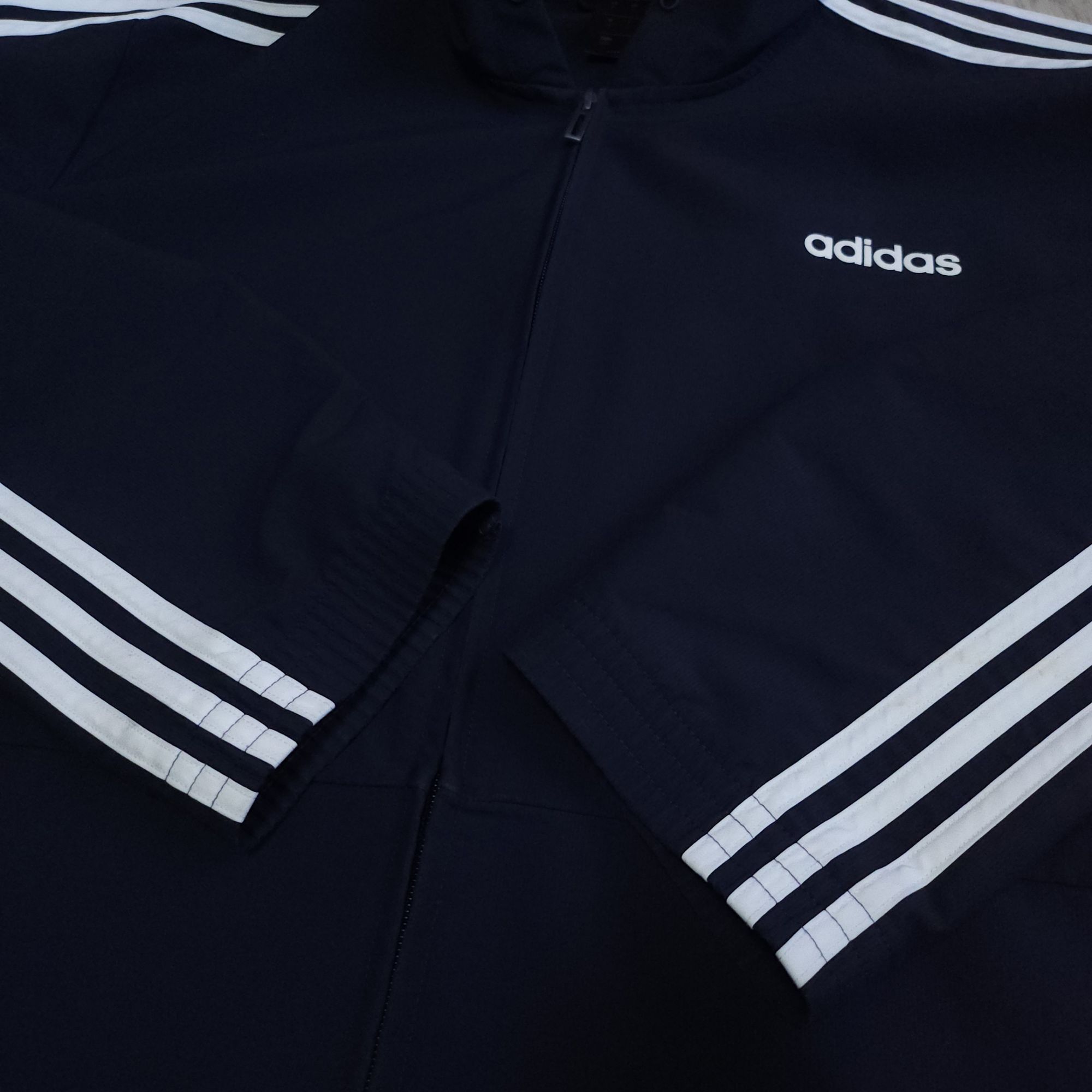 아디다스 네이비 바람막이 105-110 트레이닝 러닝 자켓 | 데얼스 아웃도어 전문 플랫폼