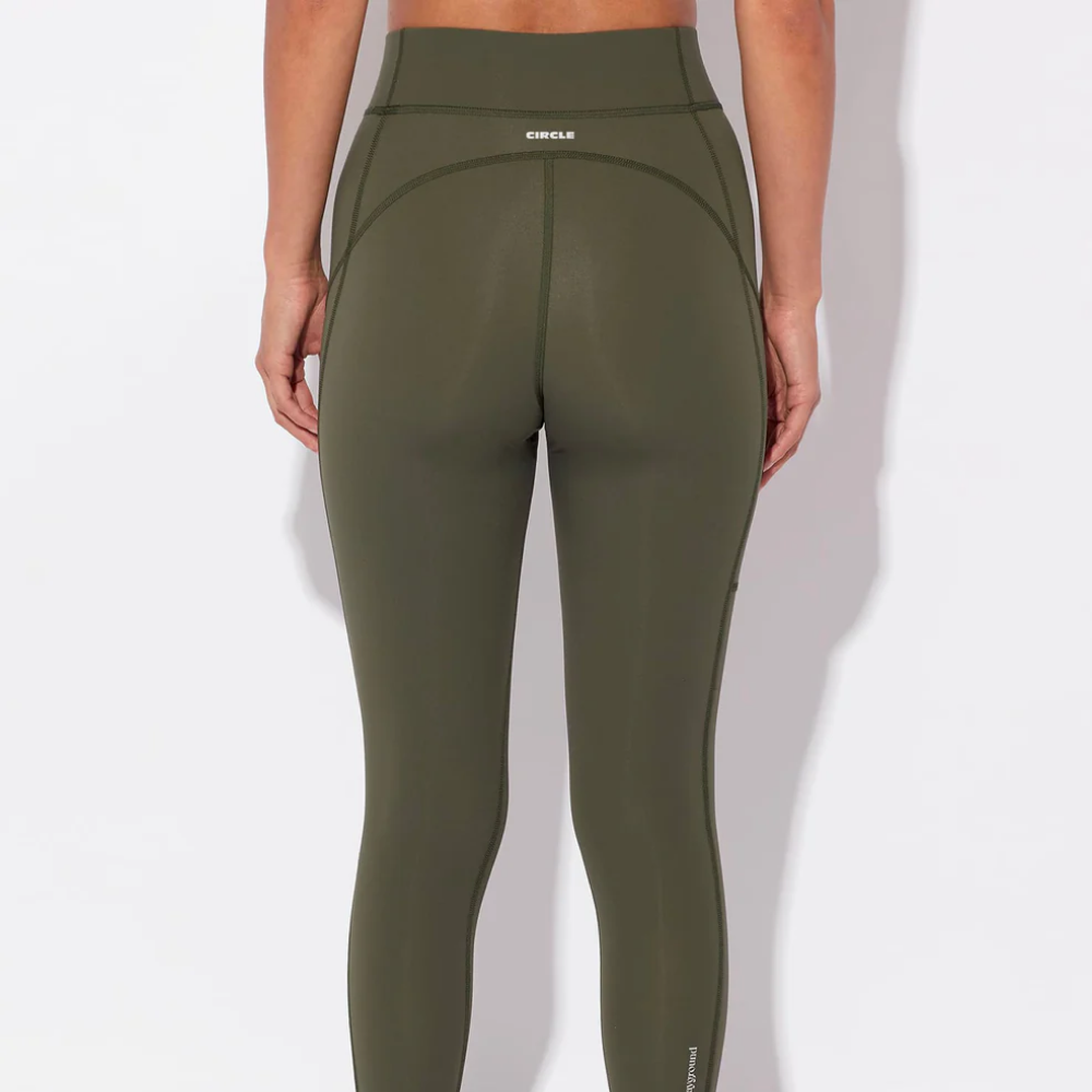 써클 에센셜 겟 인 쉐이프 레깅스 2.0 모스 그린 여성 | 데얼스 아웃도어 전문 플랫폼