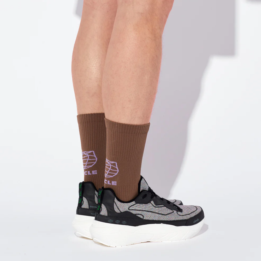 써클 스피디 하이 플래닛 러닝 삭스 양말 오터 브라운 공용 | 데얼스 아웃도어 전문 플랫폼