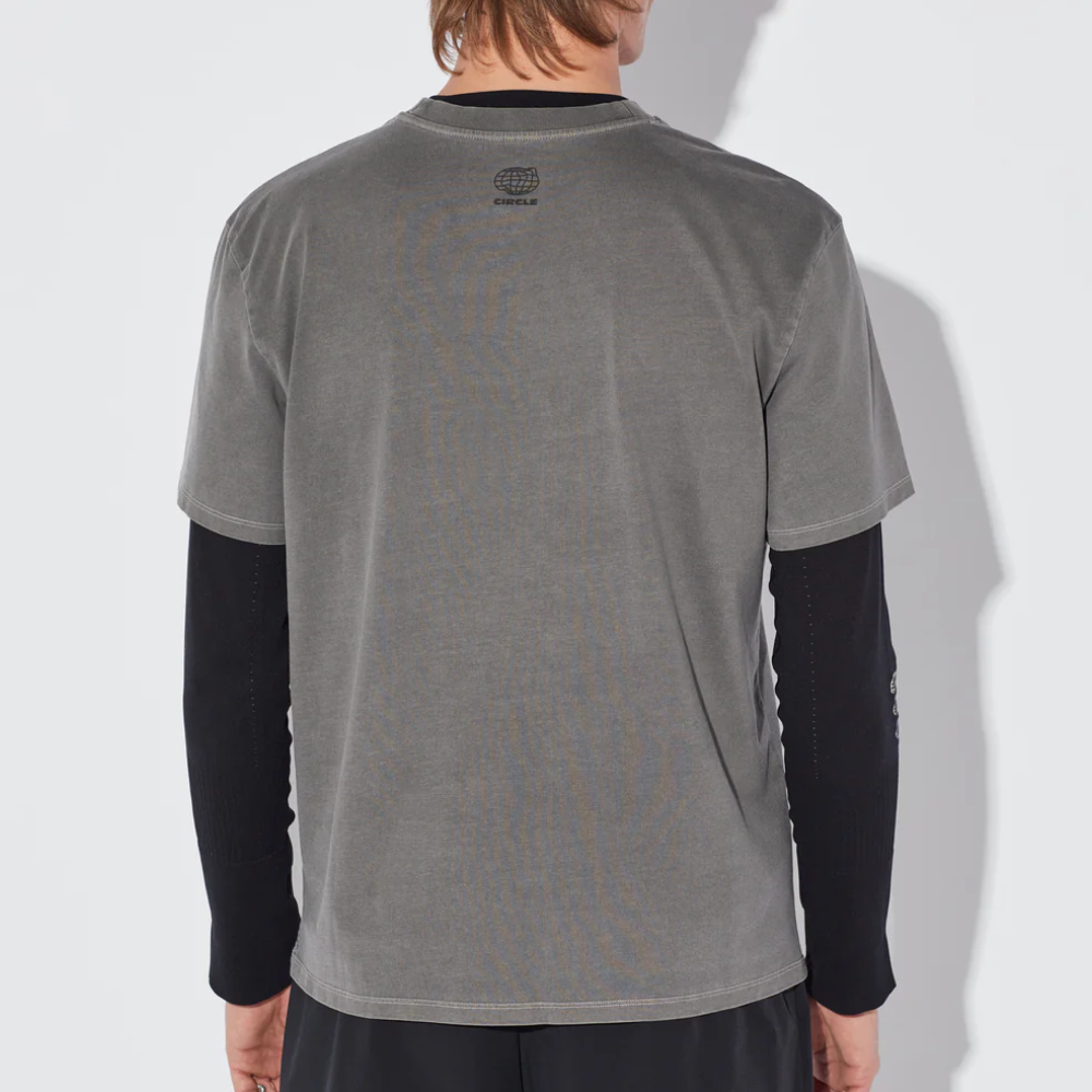써클 에센셜 슈퍼내추럴 반팔 티셔츠 그레이 공용 | 데얼스 아웃도어 전문 플랫폼