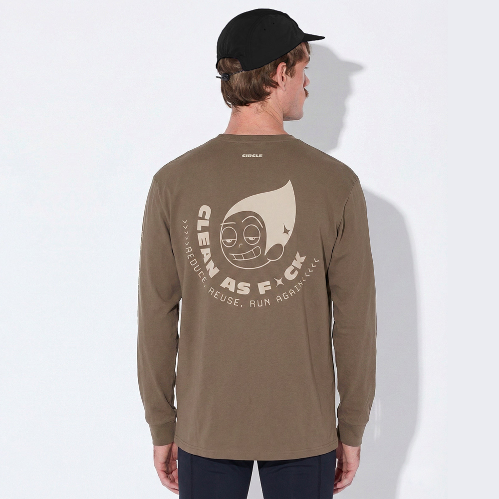 써클 에센셜 CAF 긴팔 티셔츠 2.0 클레이 공용 | 데얼스 아웃도어 전문 플랫폼