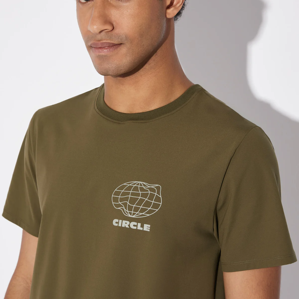 써클 에센셜 어질리티 런 반팔 티셔츠 2.0 모스 그린 남성 | 데얼스 아웃도어 전문 플랫폼
