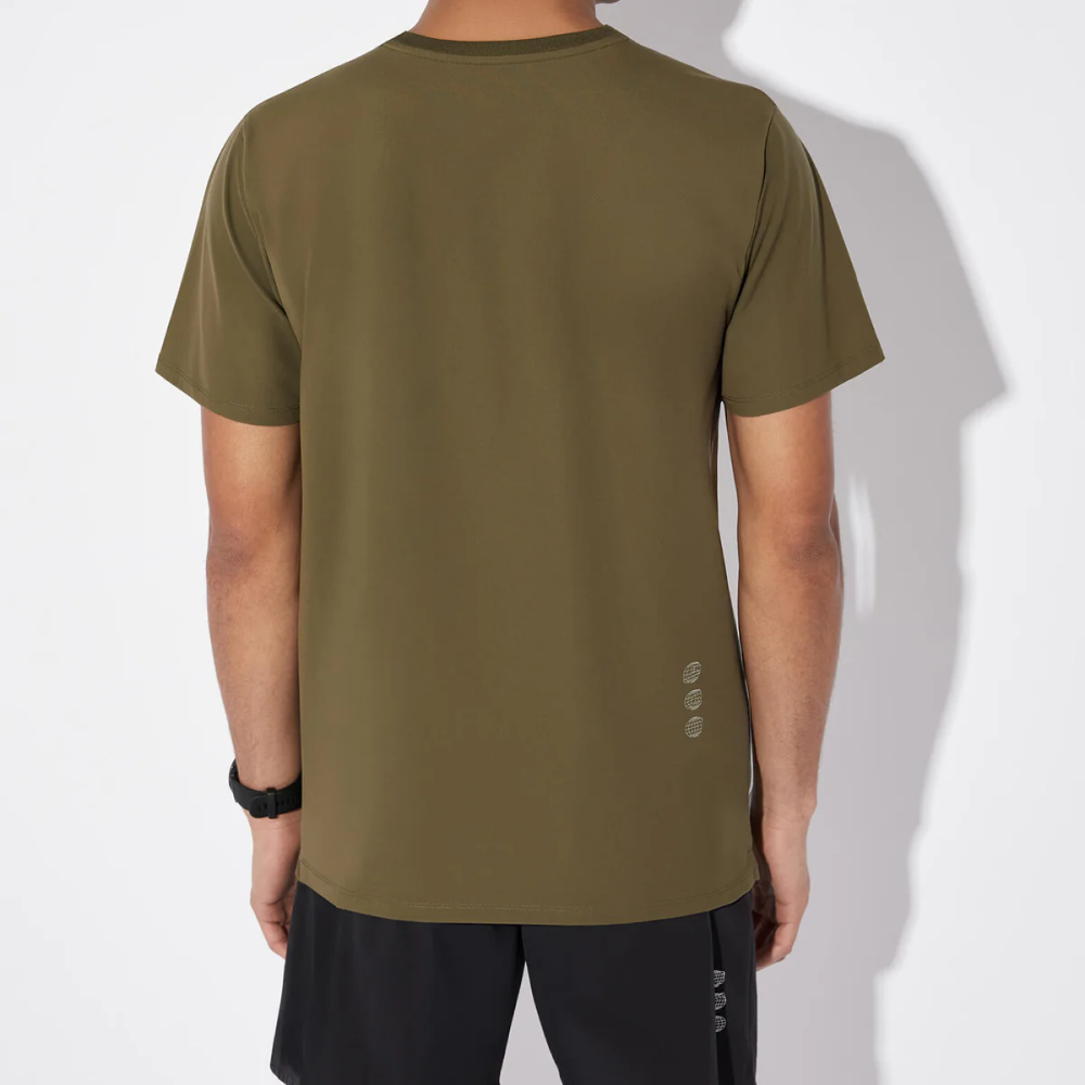써클 에센셜 어질리티 런 반팔 티셔츠 2.0 모스 그린 남성 | 데얼스 아웃도어 전문 플랫폼